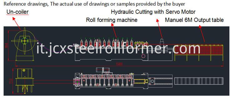 shutter door forming machine